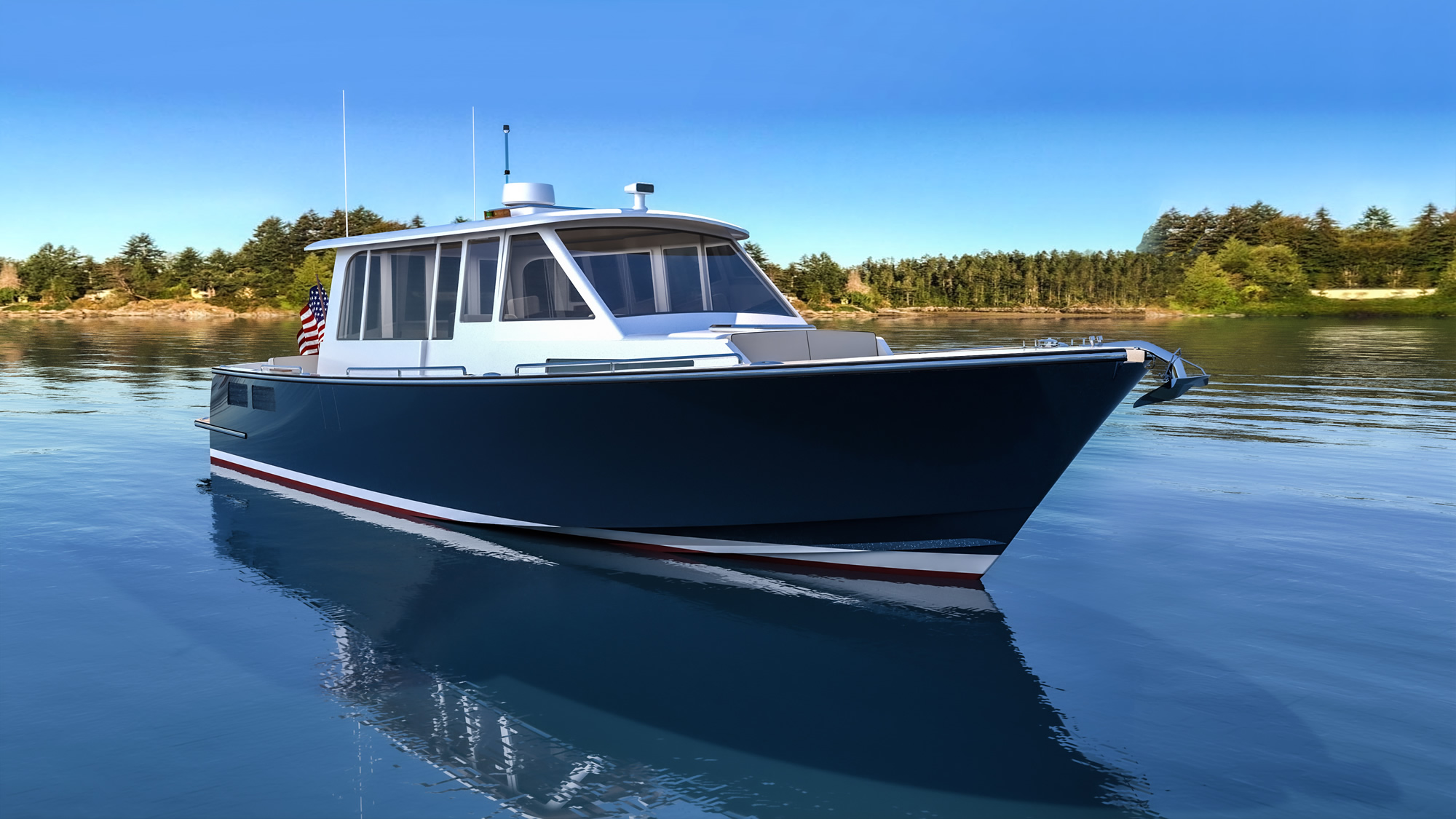 Ray Hunt Design 41' Custom Dayboat