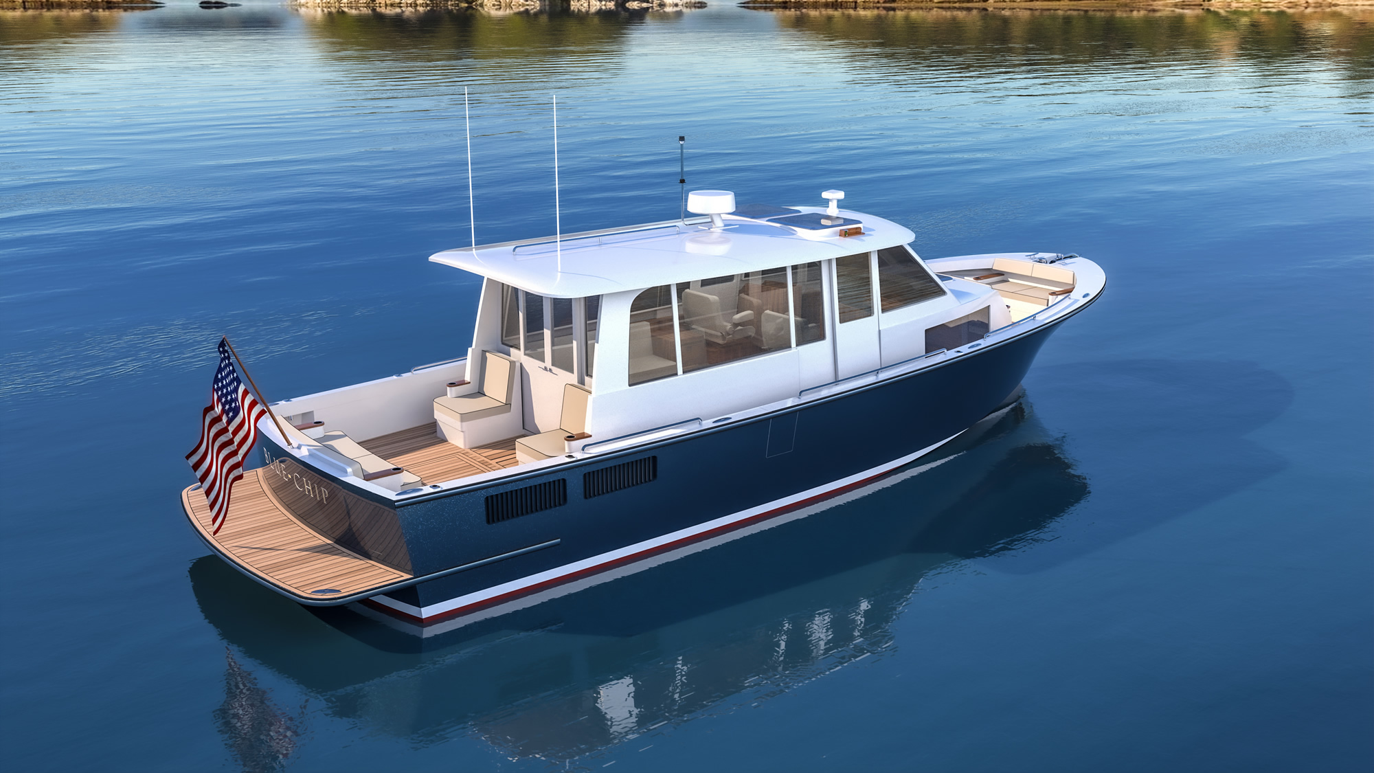 Ray Hunt Design 41' Custom Dayboat