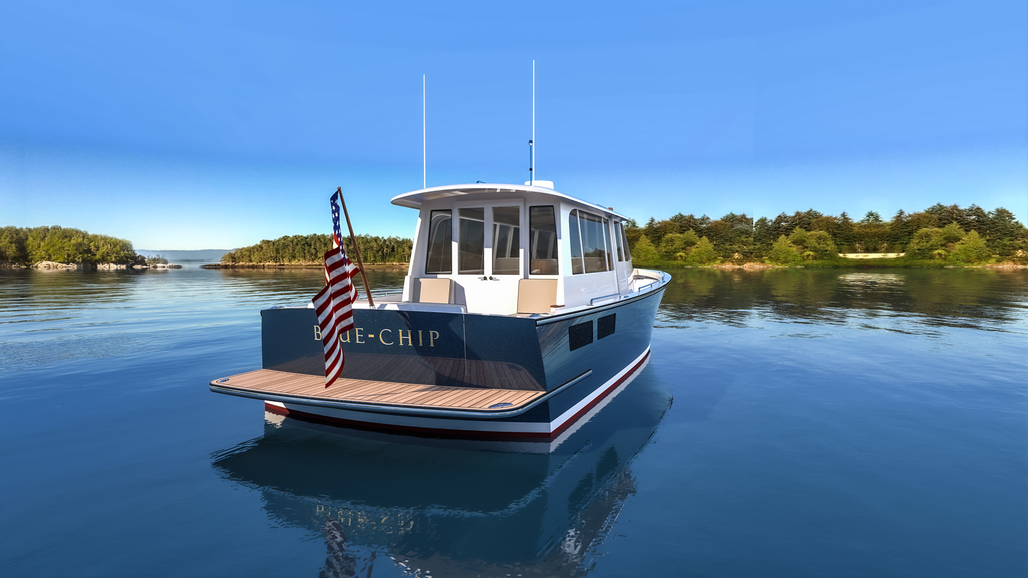 Ray Hunt Design 41' Custom Dayboat