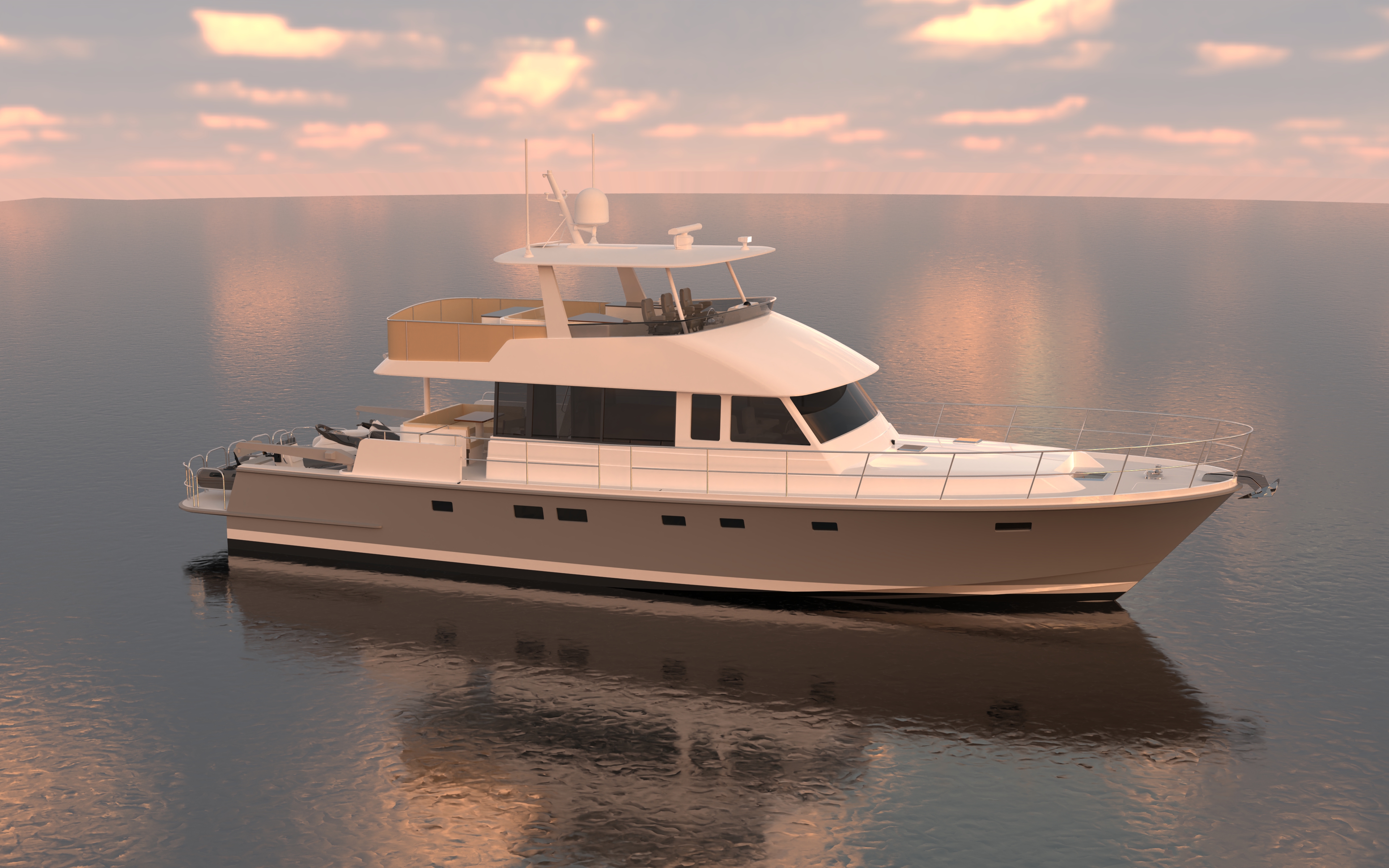 Ray Hunt Design 65' Sport Adventure Yacht