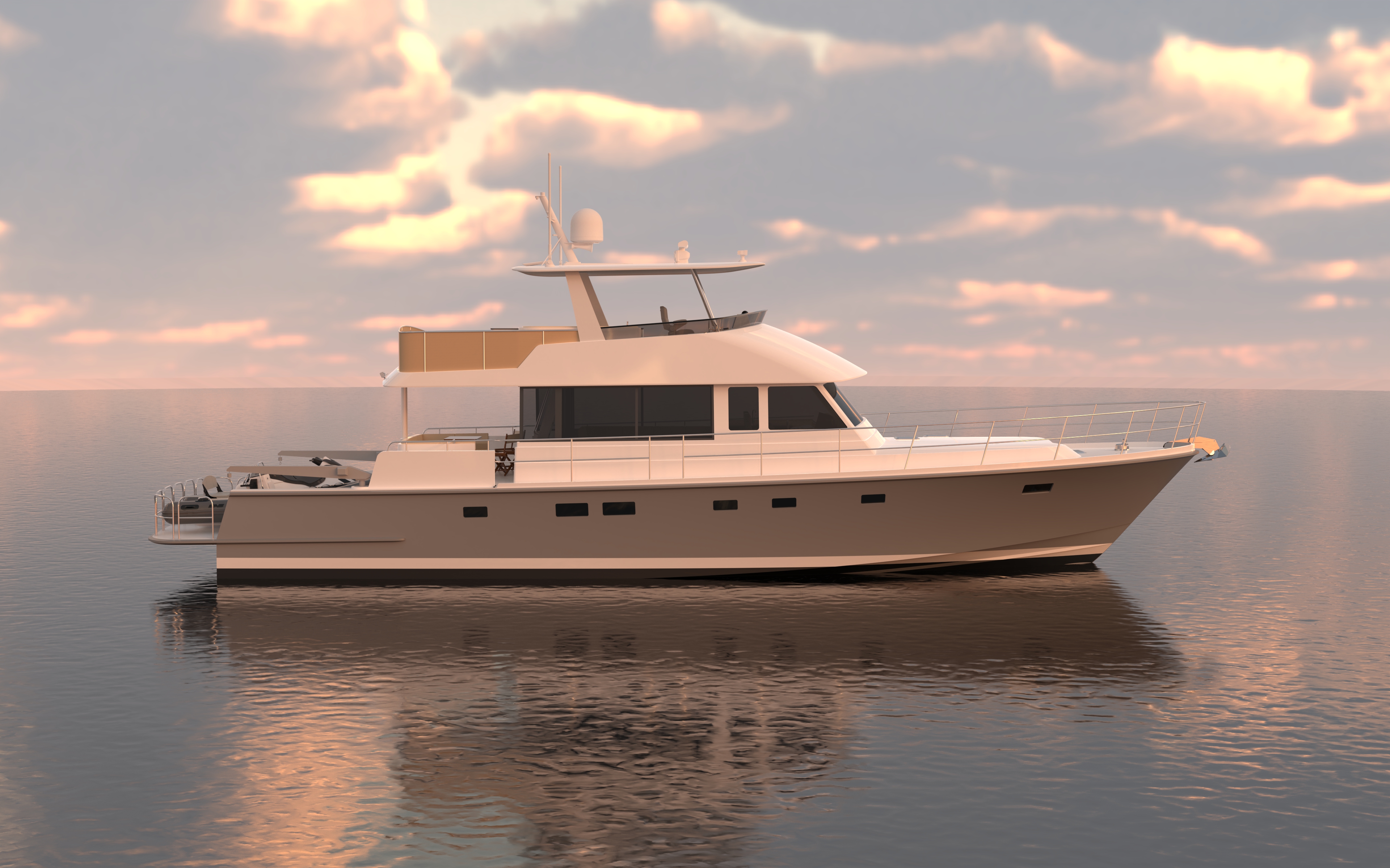 Ray Hunt Design 65' Sport Adventure Yacht