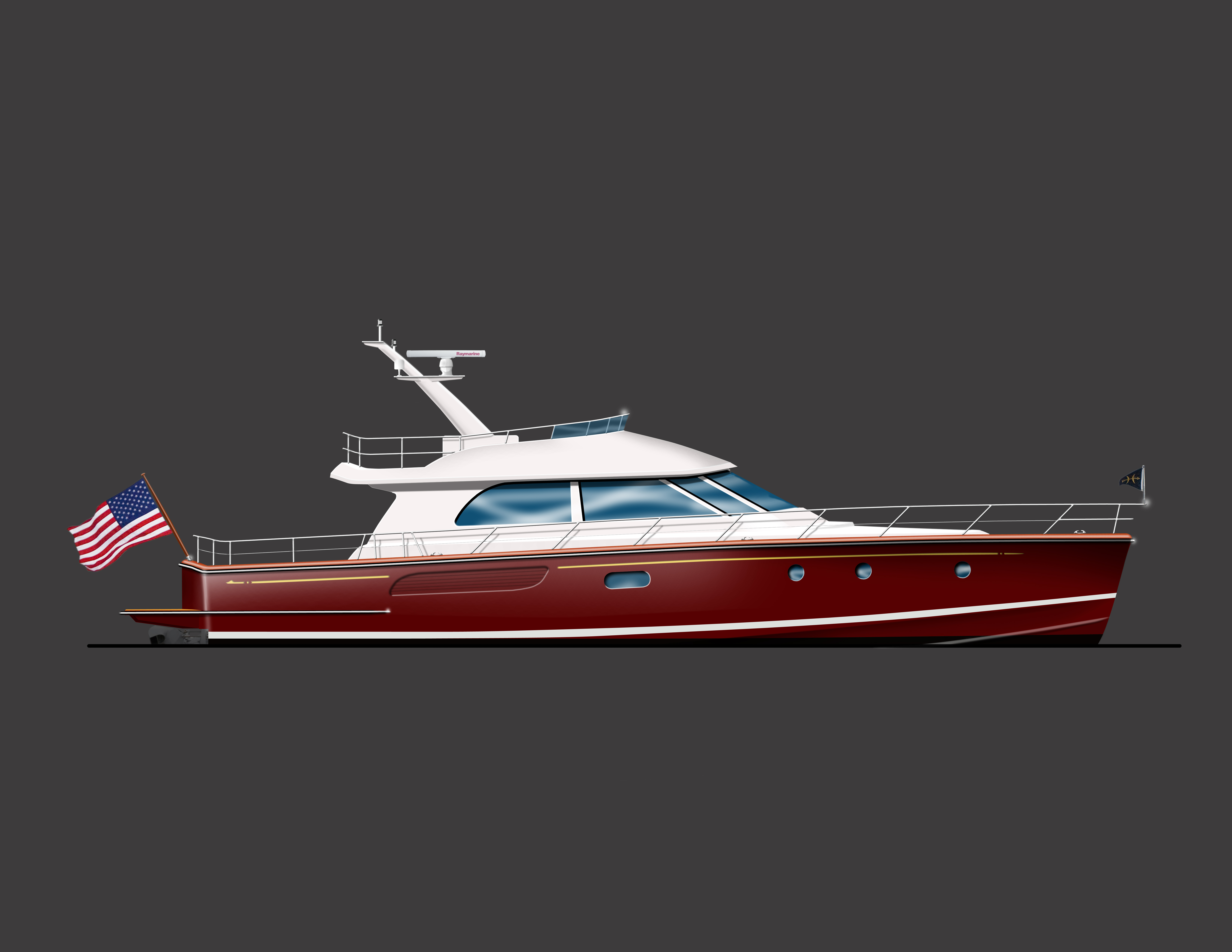 Ray Hunt Design 70' Flybridge Express