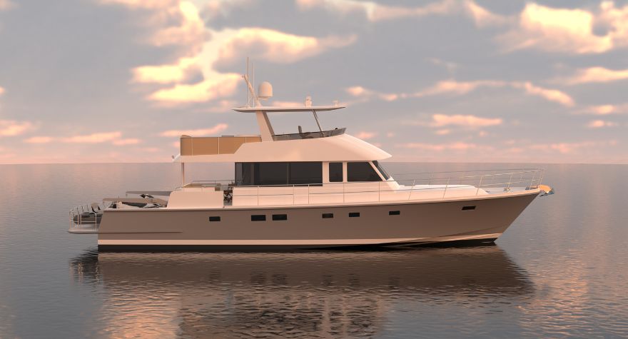 Ray Hunt Design 65' Sport Adventure Yacht