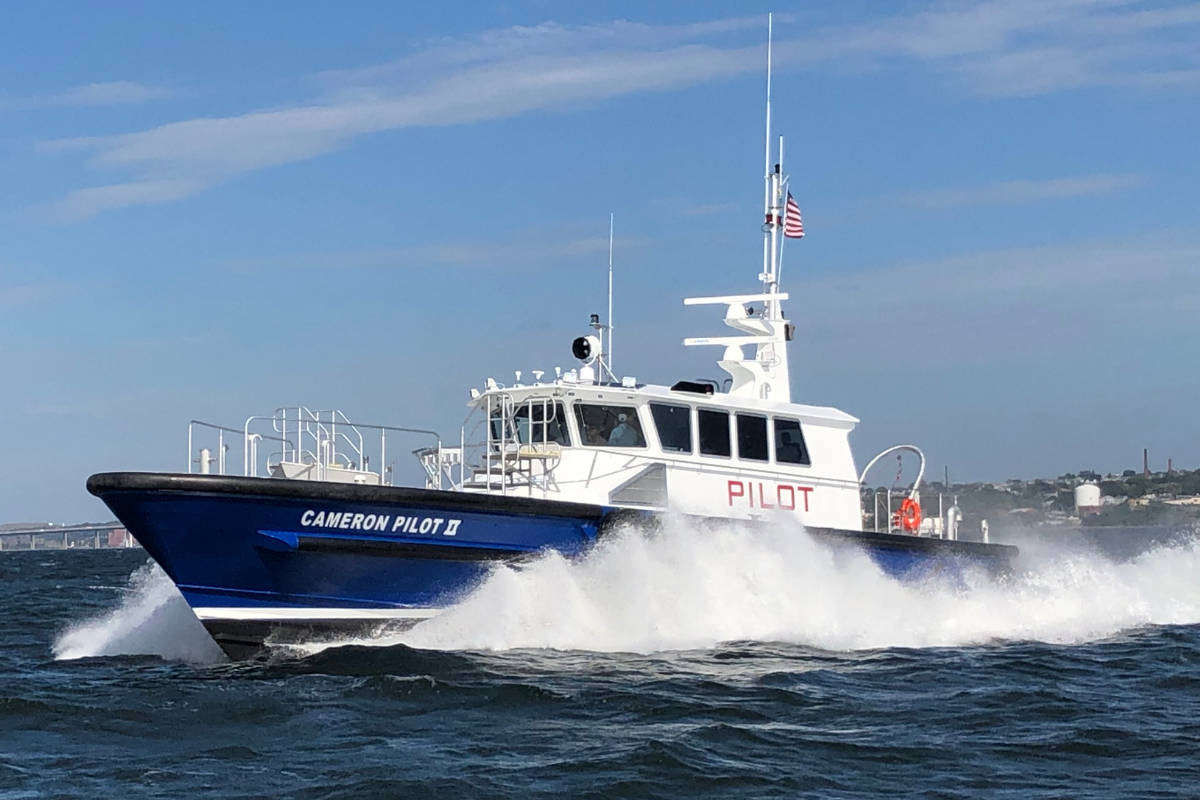 Ray Hunt Design 70 ft Lake Charles Pilot Boat Cameron Pilot II