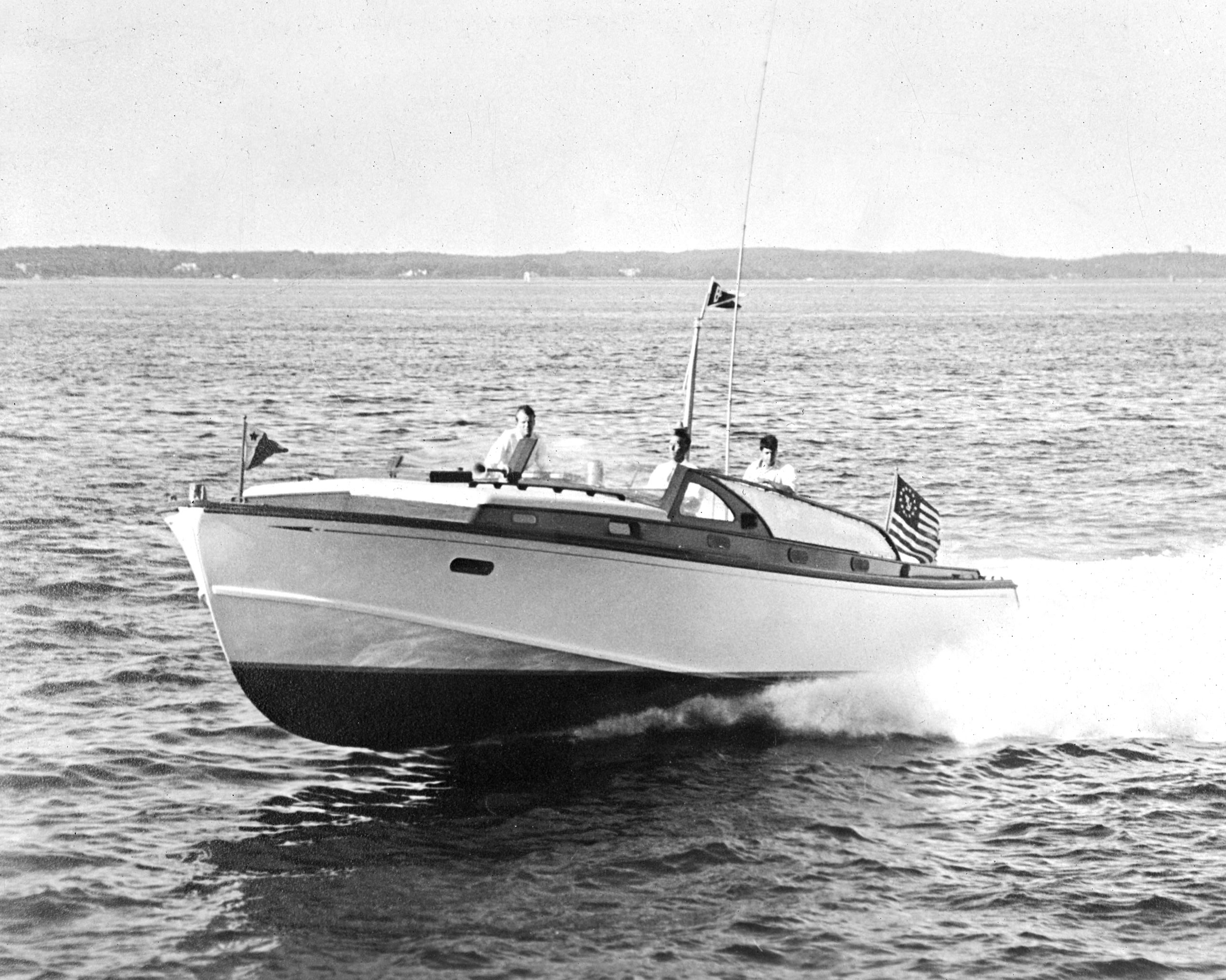 The real deal. Don Aronow's original 1963 Formula 233. The boat that ...